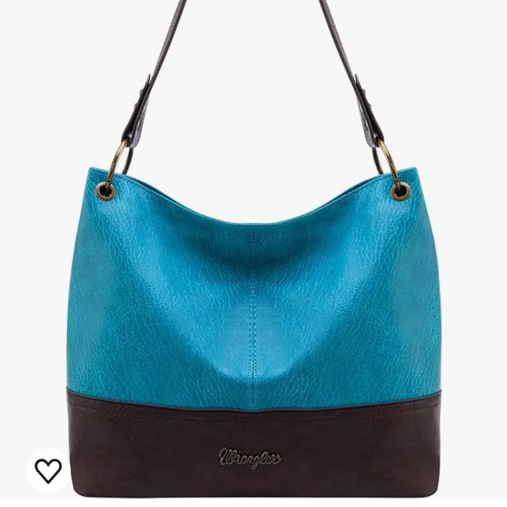 Wrangler vegan leather hobo bag